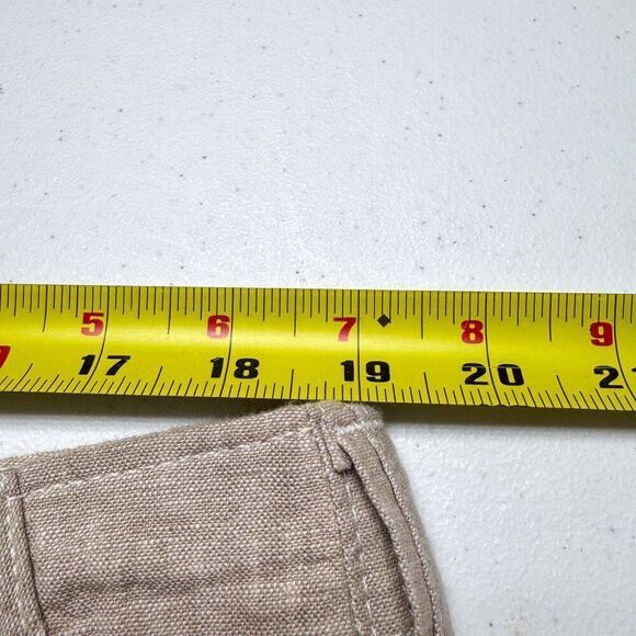 Eddie Bauer Linen Blend Shorts Mens 38 Tan Beach Casual Outdoor Summer 38x9 - Picture 12 of 16